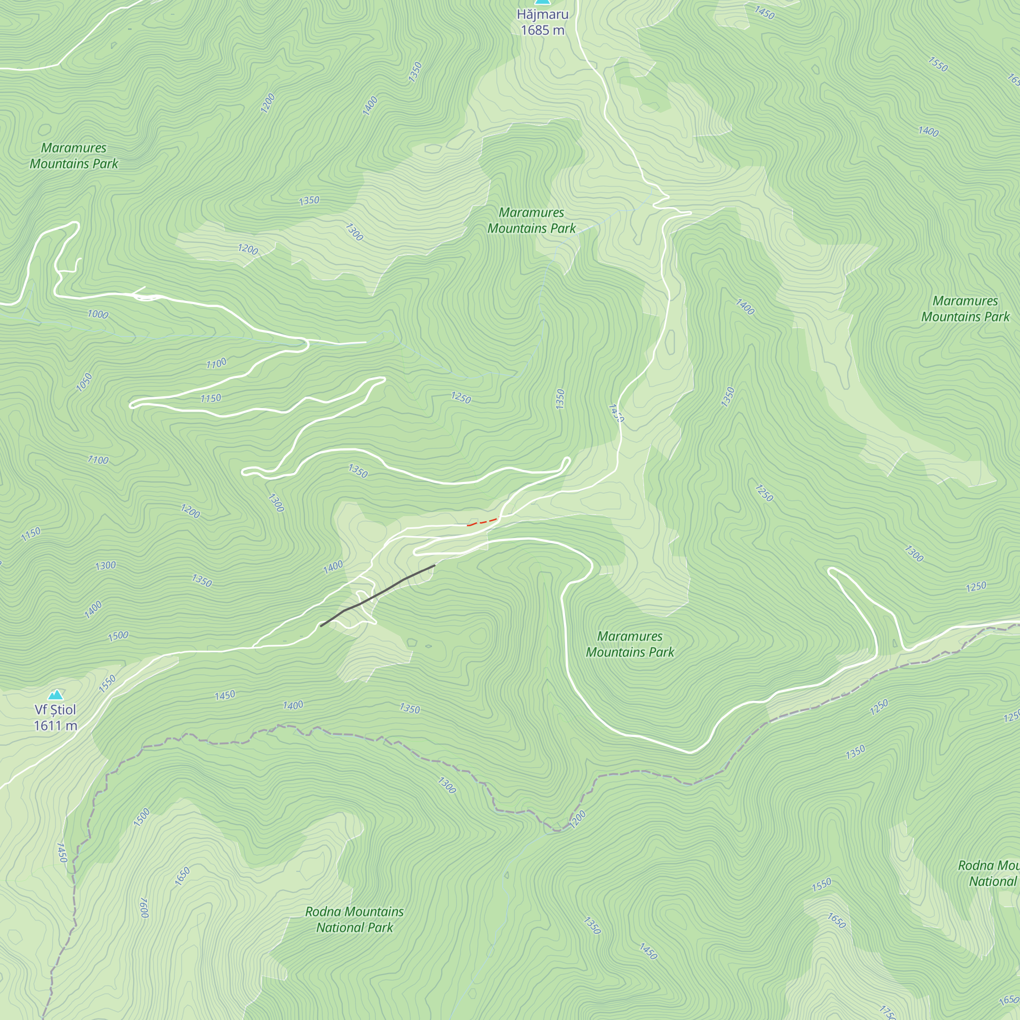 Cabana Alpina map