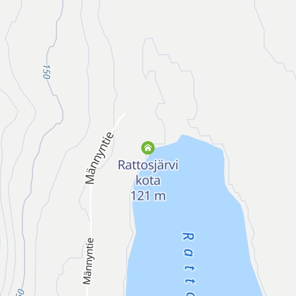 Map of Rattosjärvi kota