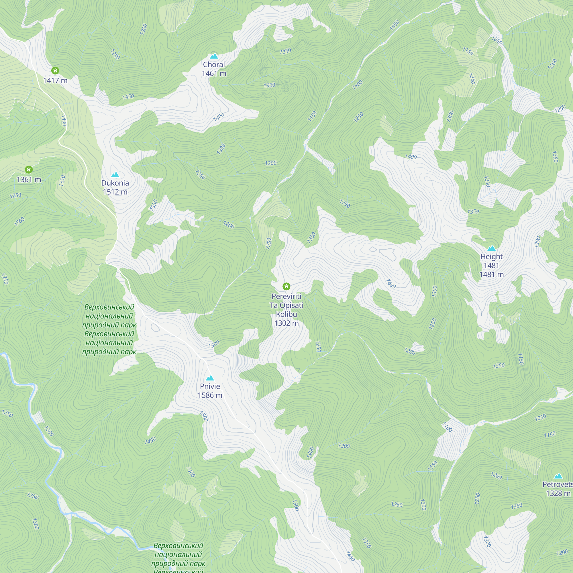 Pereviriti Ta Opisati Kolibu map