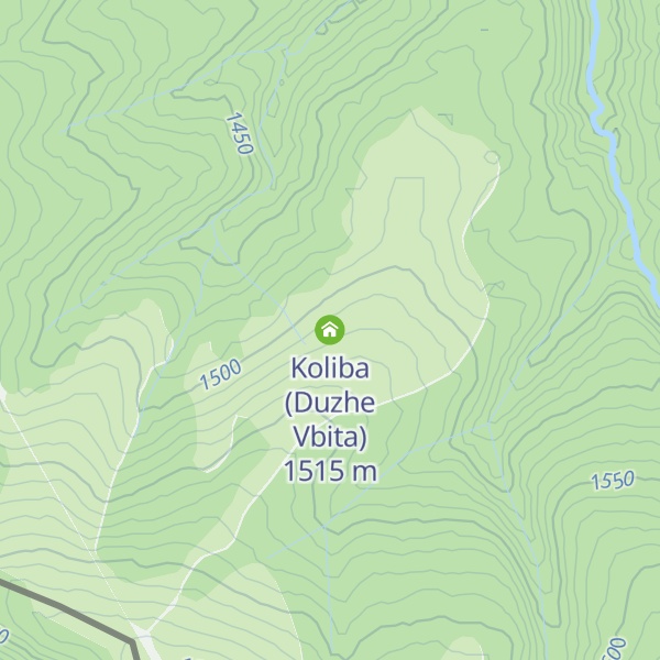 Map of Koliba (Duzhe Vbita)