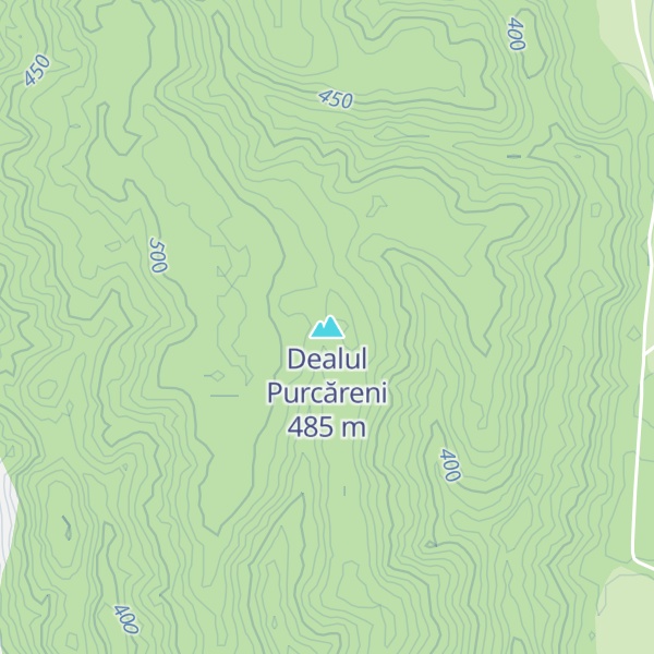 Map of Dealul Purcăreni