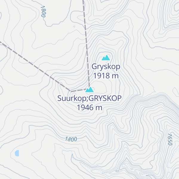 Map of Suurkop;GRYSKOP