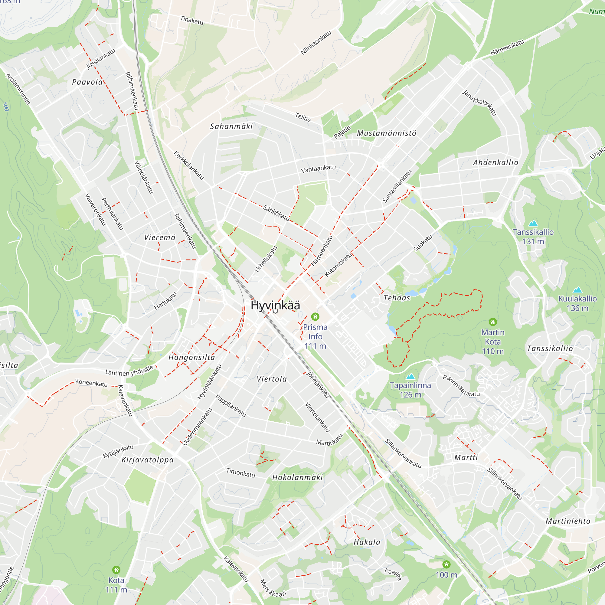 Willan infopiste map