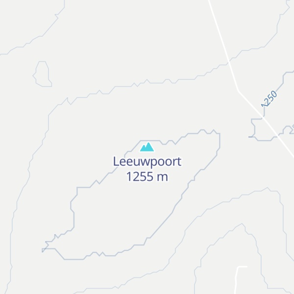 Map of Leeuwpoort
