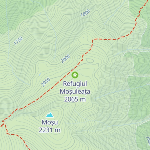 Map of Refugiul Moșuleața