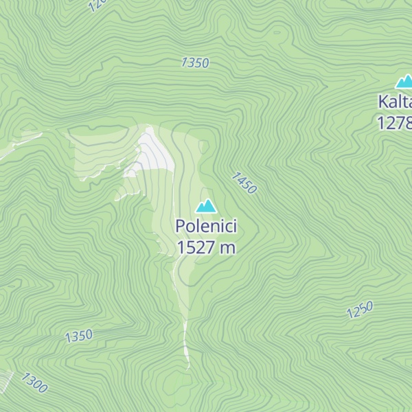 Map of Polenici