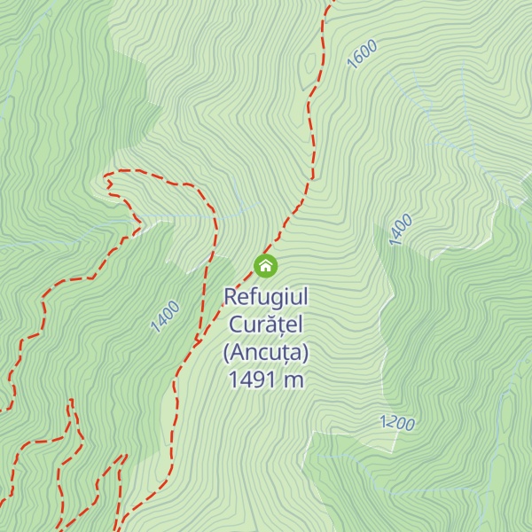 Map of Refugiul Curățel (Ancuța)