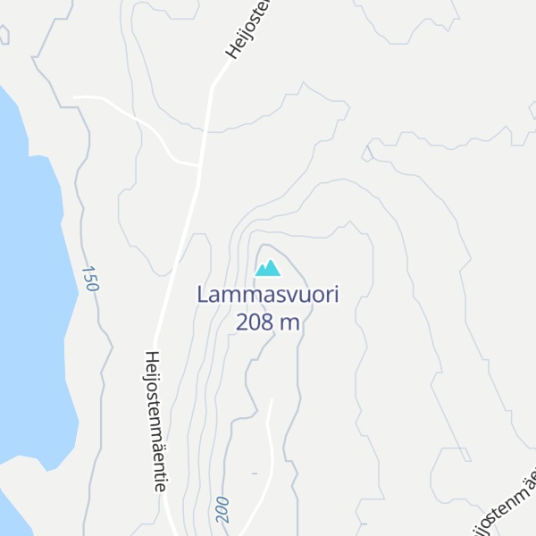 Map of Lammasvuori