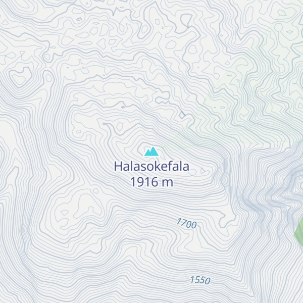 Map of Halasokefala