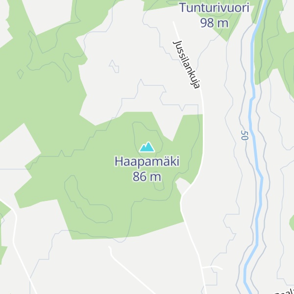 Map of Haapamäki