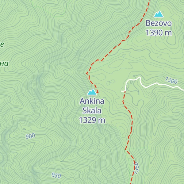 Map of Ankina Skala