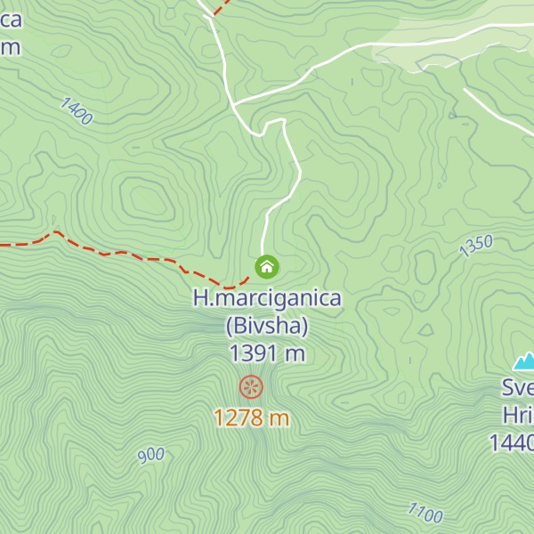 Map of H.marciganica (Bivsha)