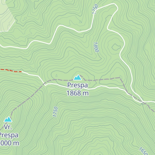 Map of Prespa