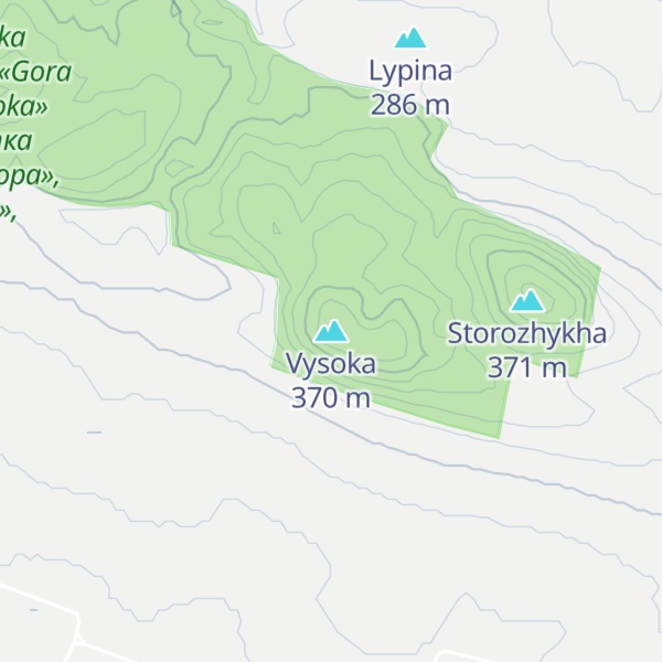 Map of Vysoka
