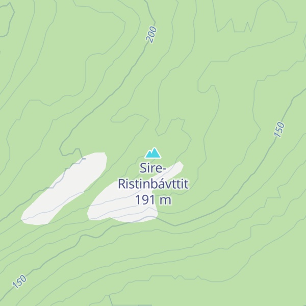 Map of Sire-Ristinbávttit