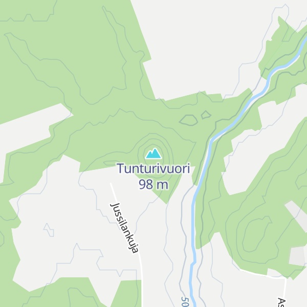 Map of Tunturivuori