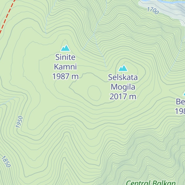 Map of Chernata Mogila