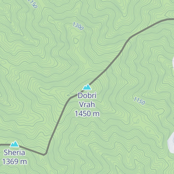 Map of Dobri Vrah