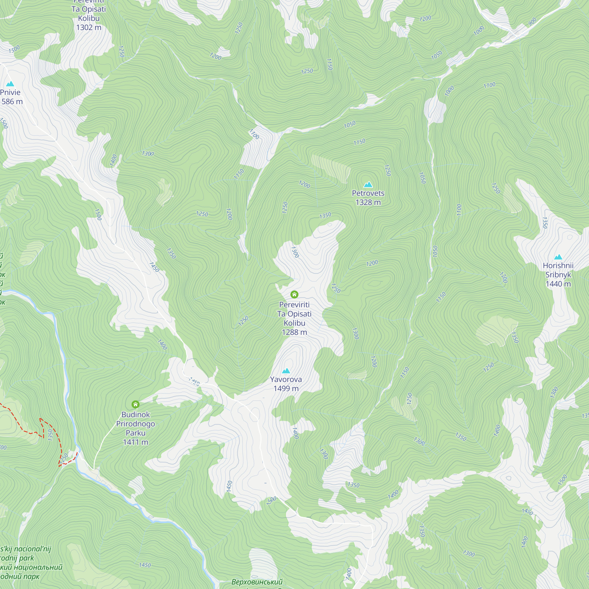 Pereviriti Ta Opisati Kolibu map