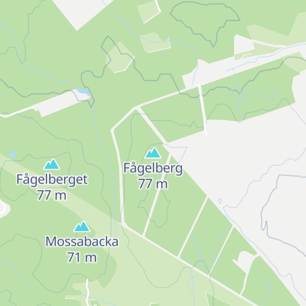 Map of Fågelberg