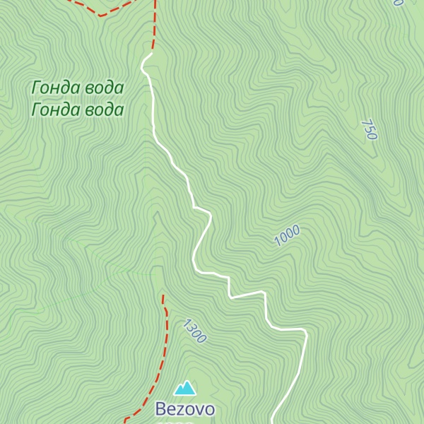 Map of H. Bezovo
