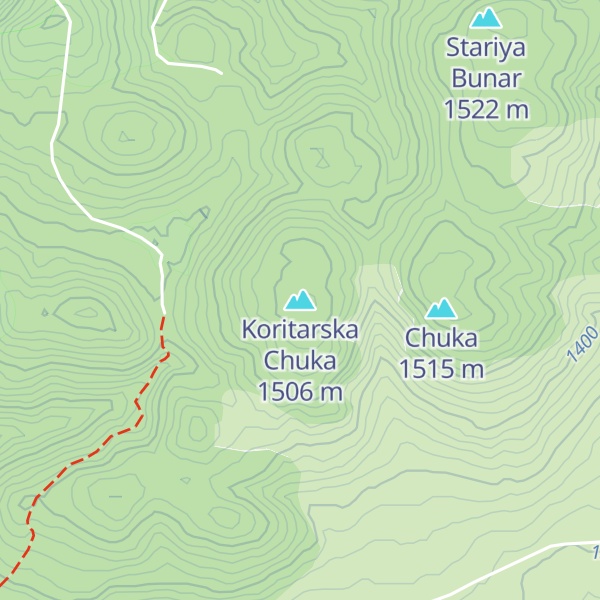 Map of Koritarska Chuka
