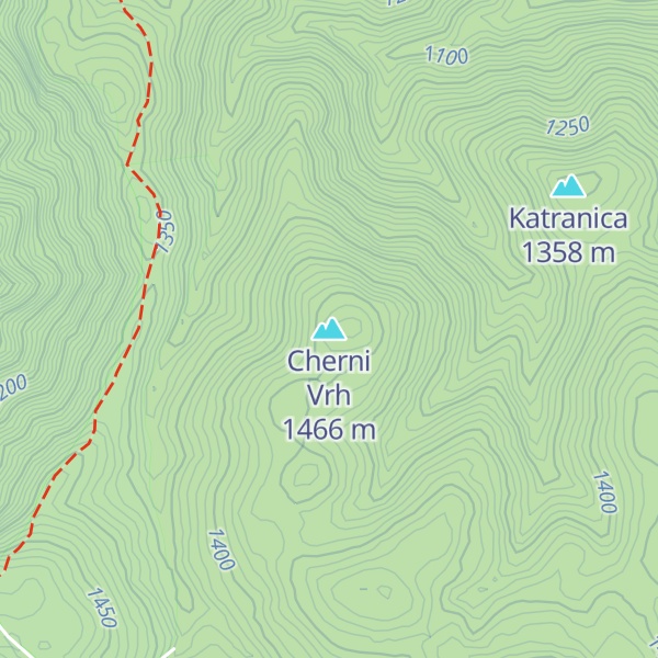Map of Cherni Vrh