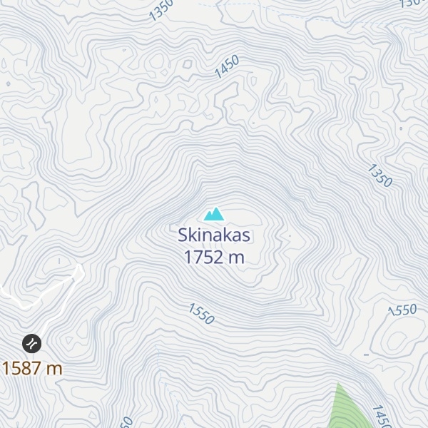 Map of Skinakas