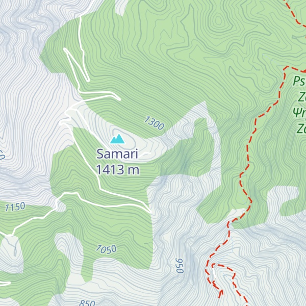 Map of Rouvas Refuge