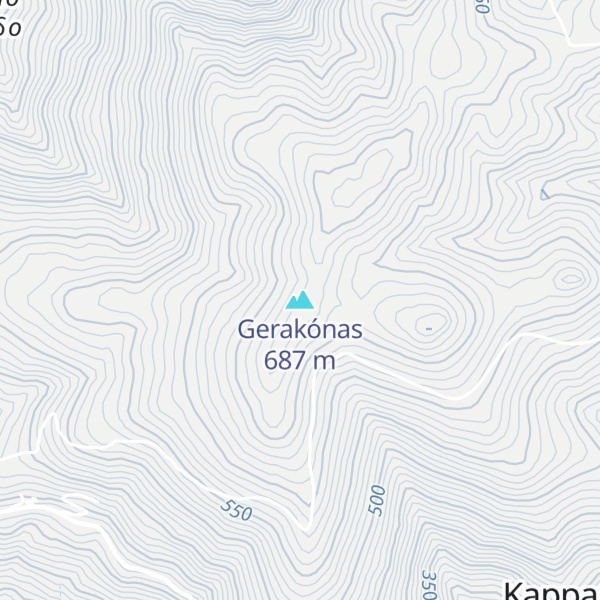 Map of Gerakónas