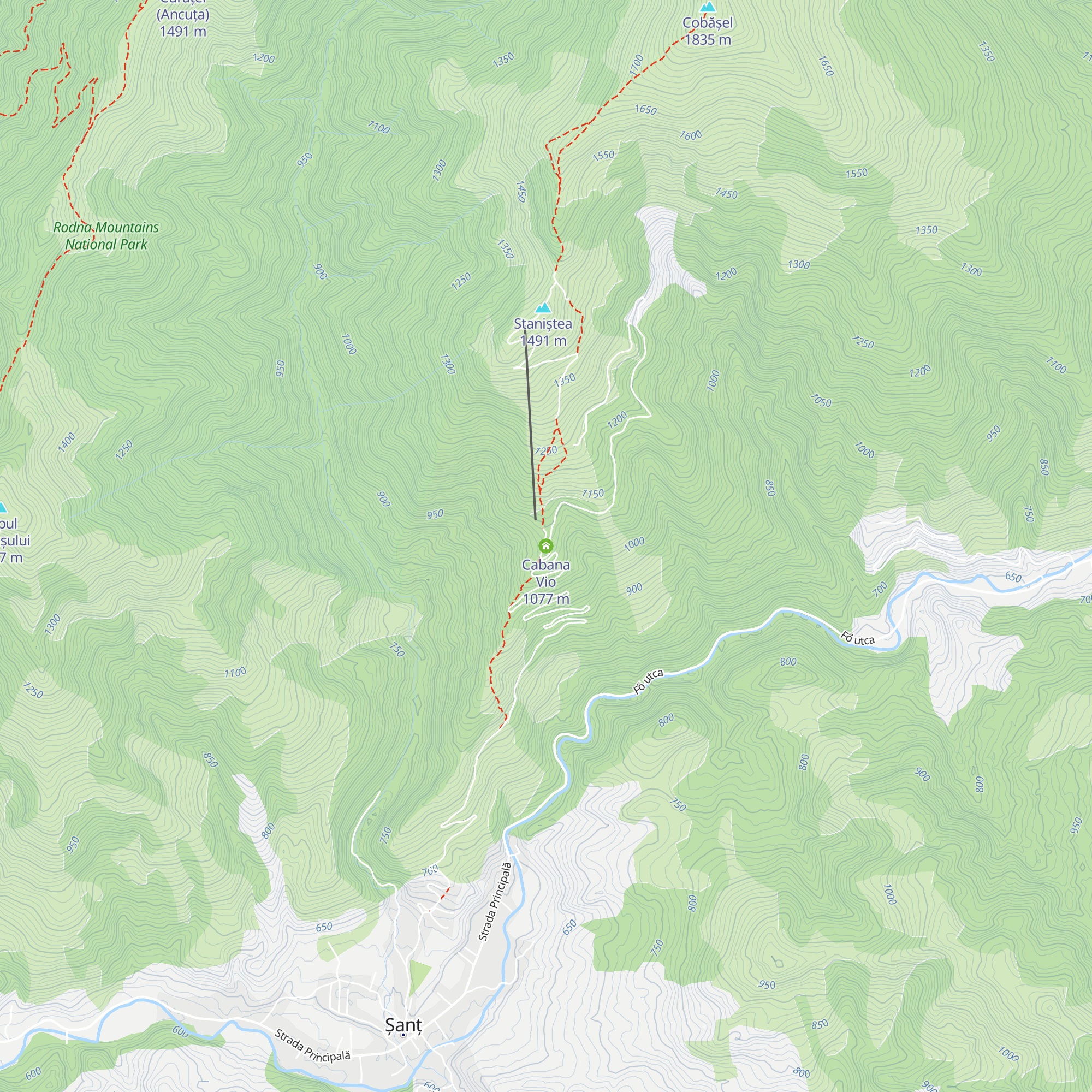 Cabana Vio map