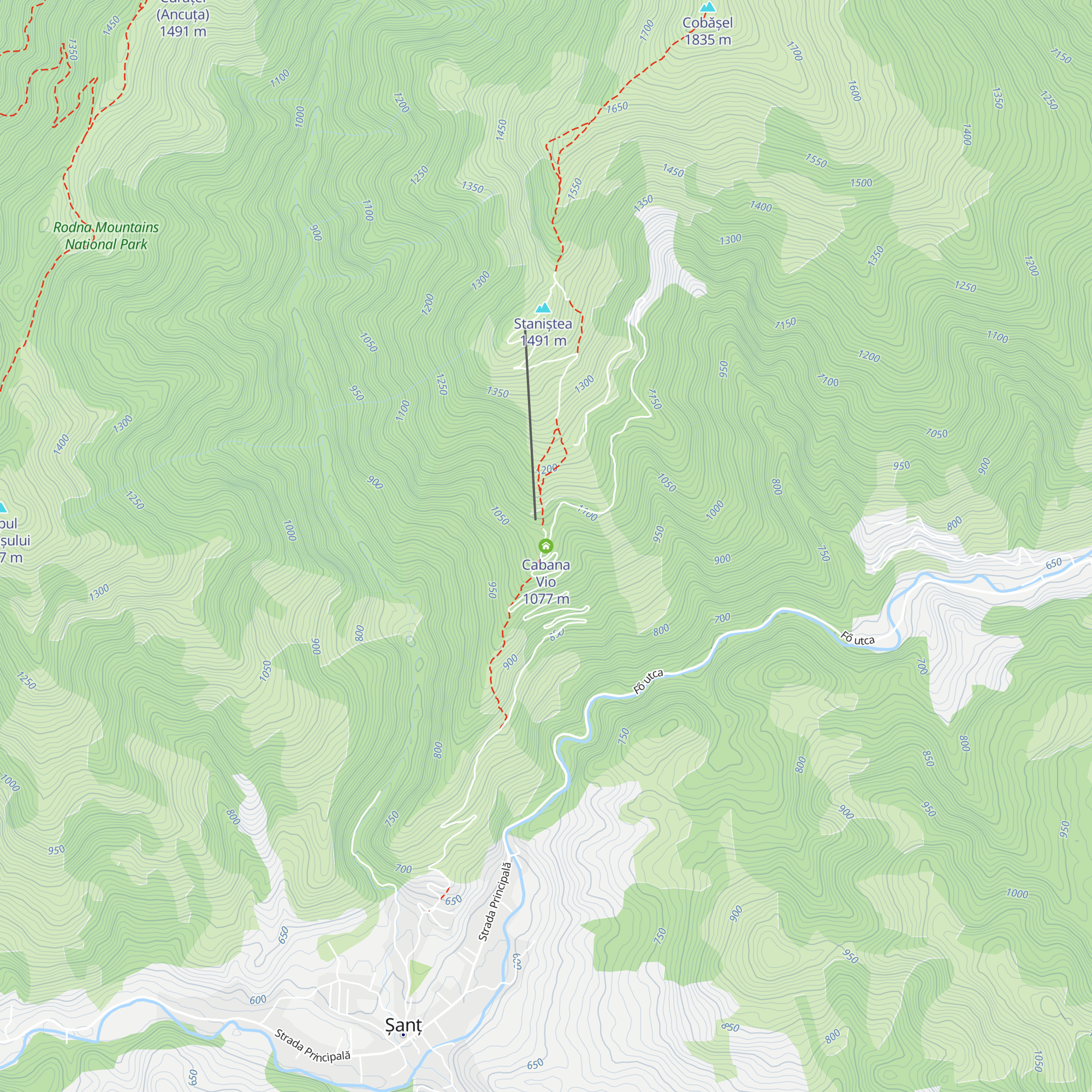 Cabana Vio map