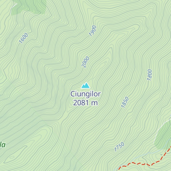 Map of Ciungilor
