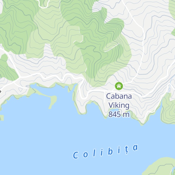 Map of Cabana șapte brazi