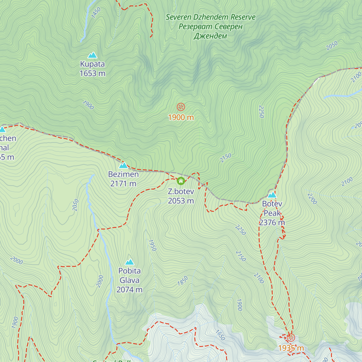 Z.botev map