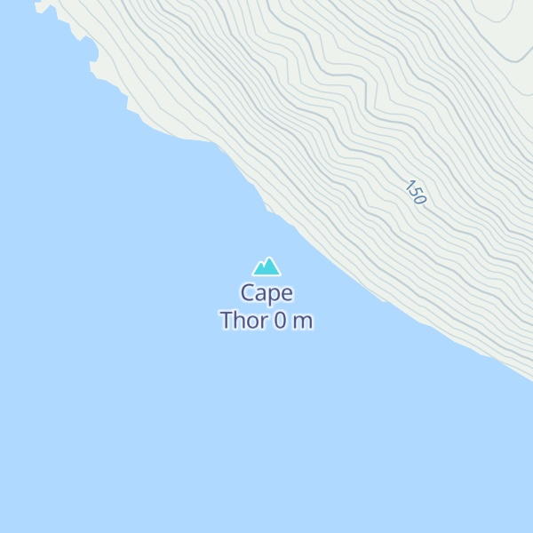 Map of Cape Thor