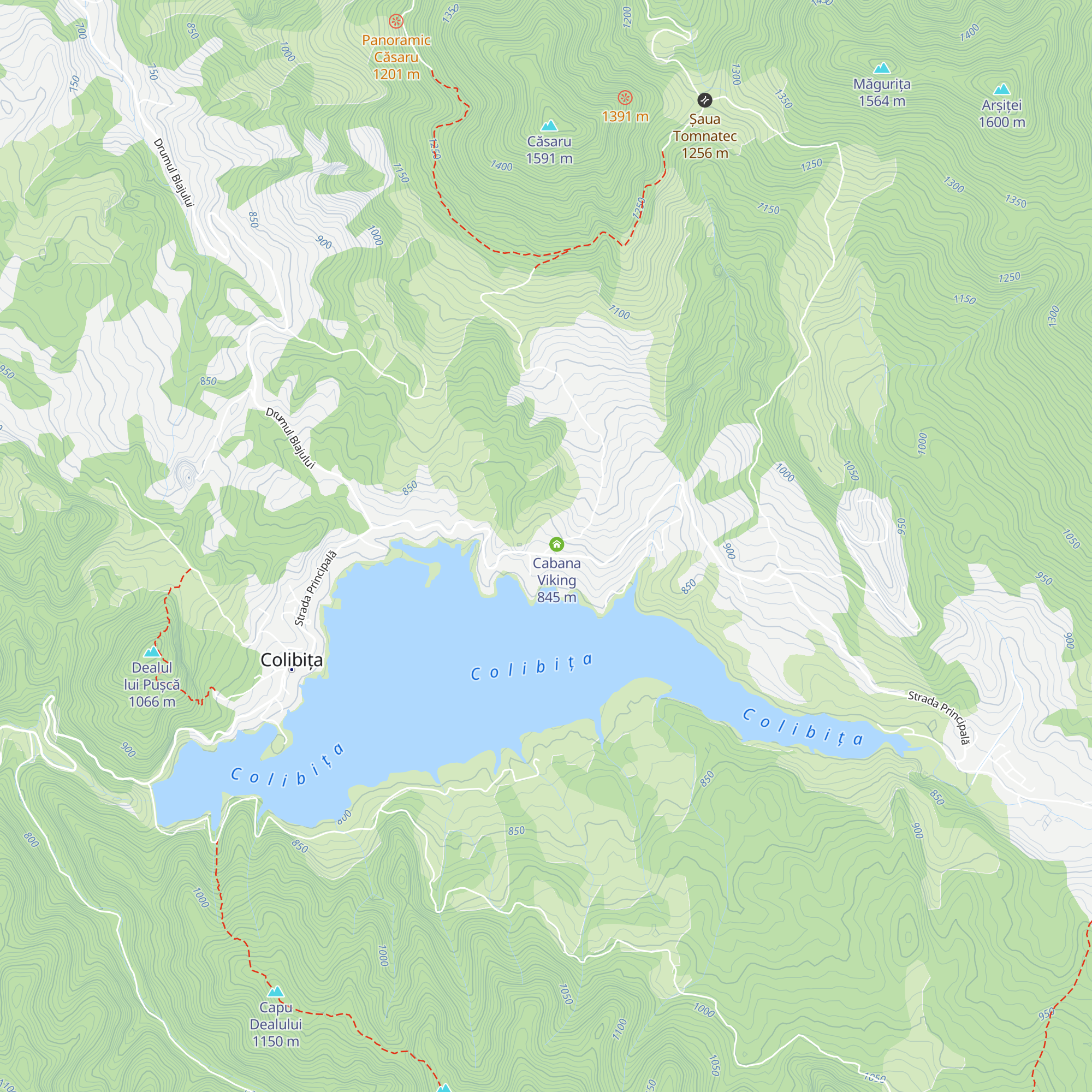 Cabana Mircea map