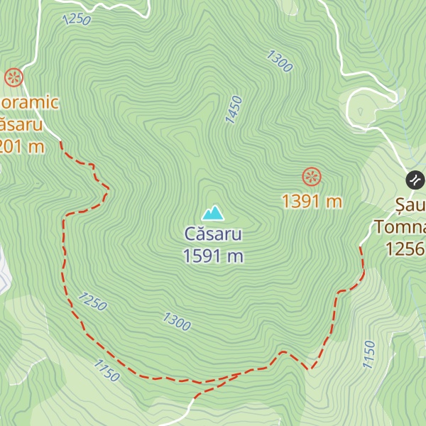 Map of Căsaru