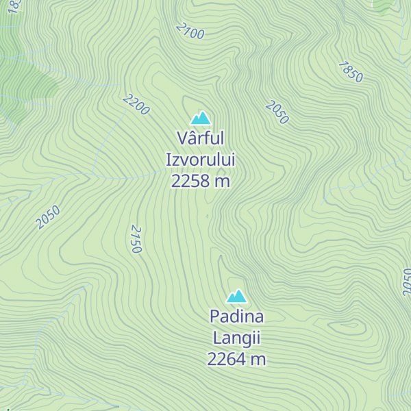 Map of Refugiul Langa