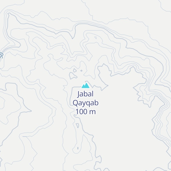Map of Jabal Qayqab