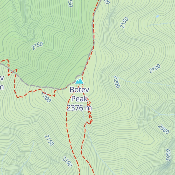 Map of Turisticheska Spalnya "Botev Vrh"