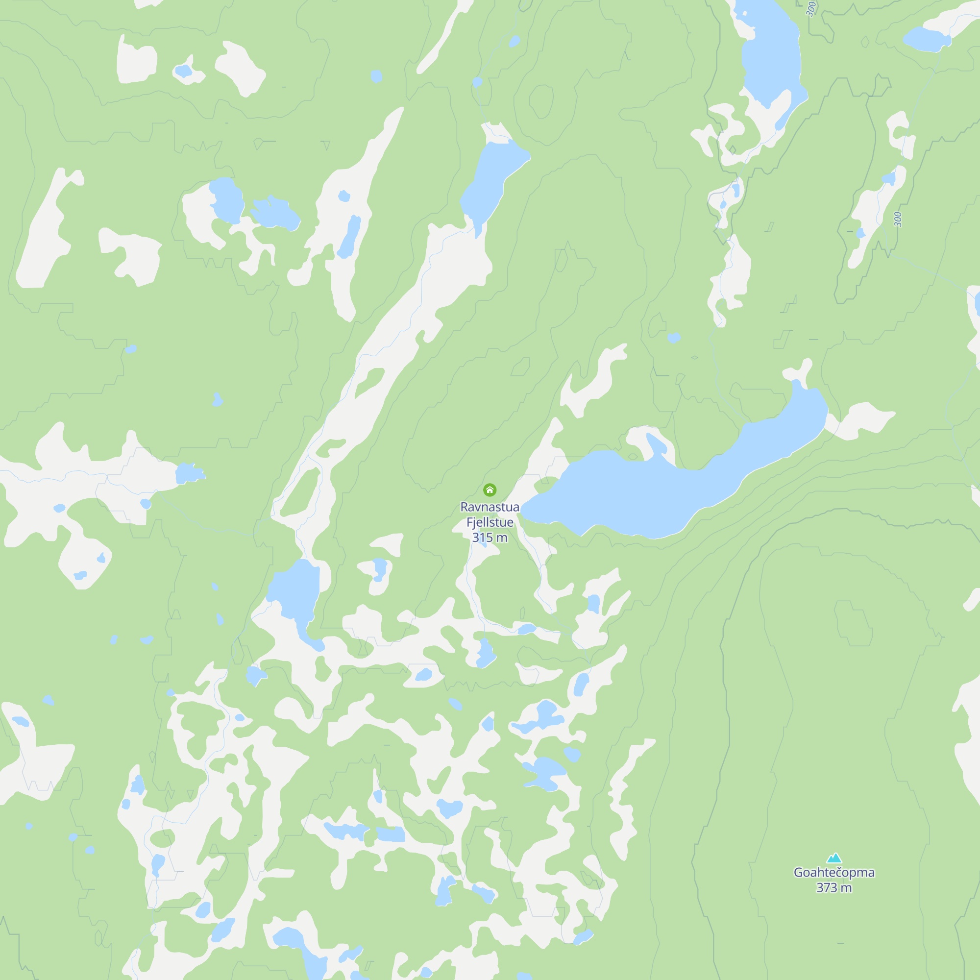 Ravnastua Fjellstue map