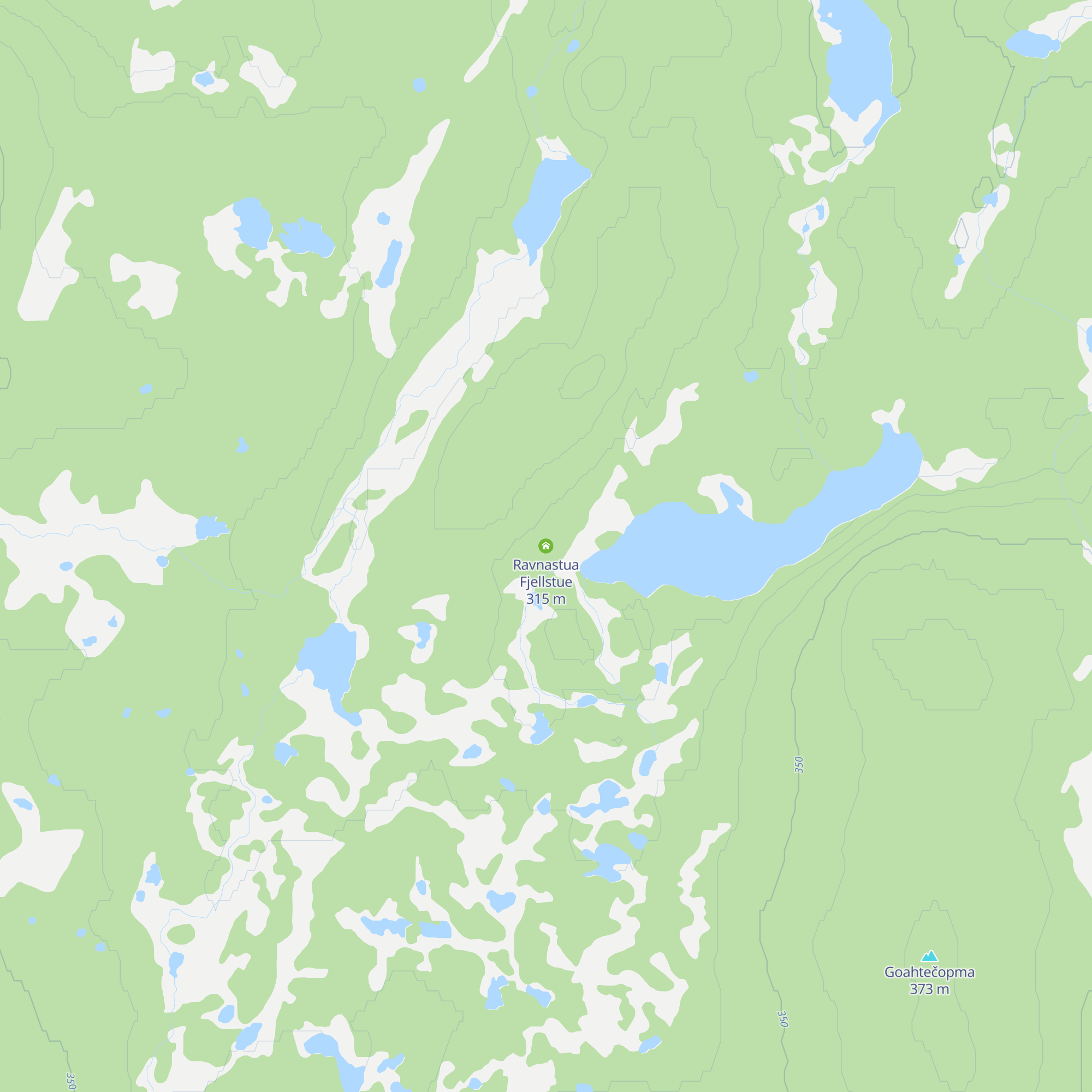 Ravnastua Fjellstue map