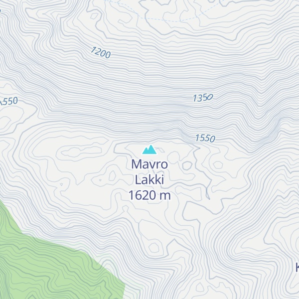 Map of Mavro Lakki
