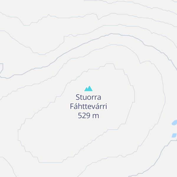Map of Stuorra Fáhttevárri