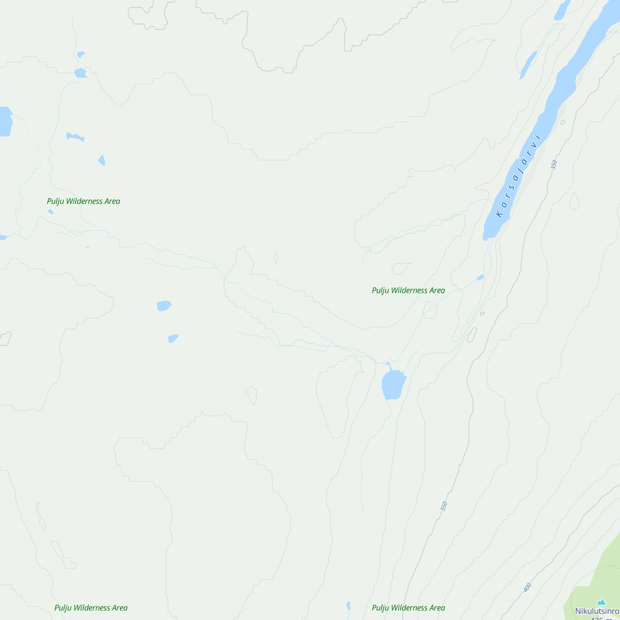 Korsatupa autiotupa map