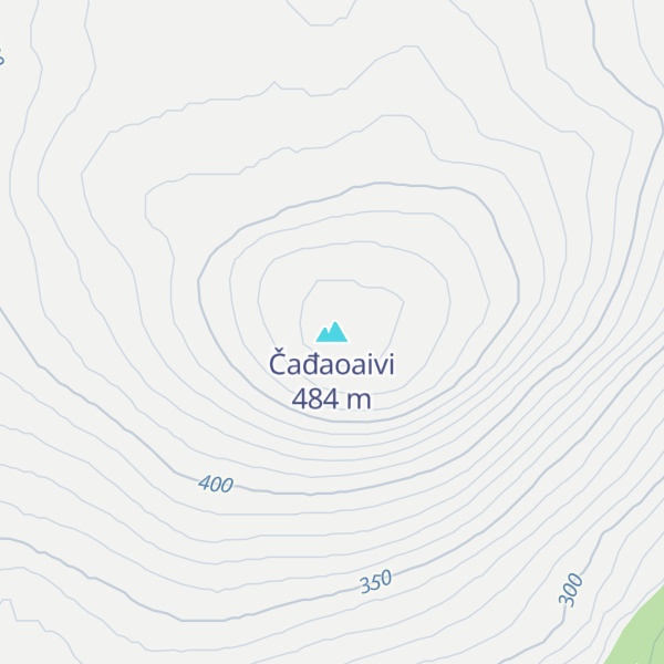 Map of Čađaoaivi