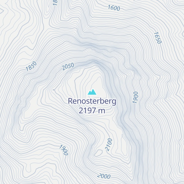Map of Renosterberg