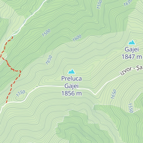 Map of Preluca Gajei