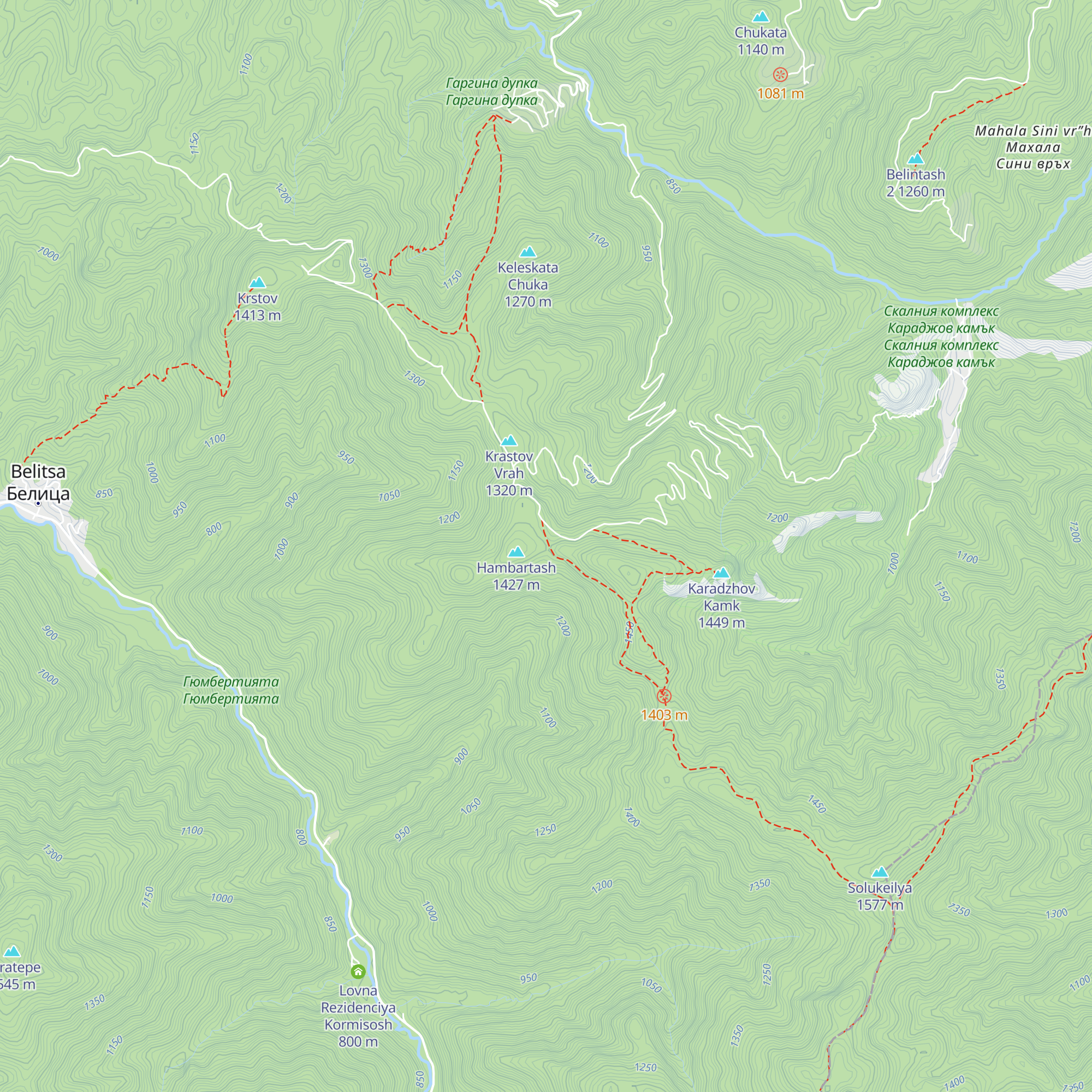 Lovni Hizha Kormisosh map